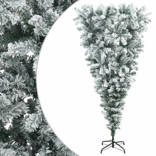 Upside-down Artificial Christmas Tree 240 cm PVC and Steel