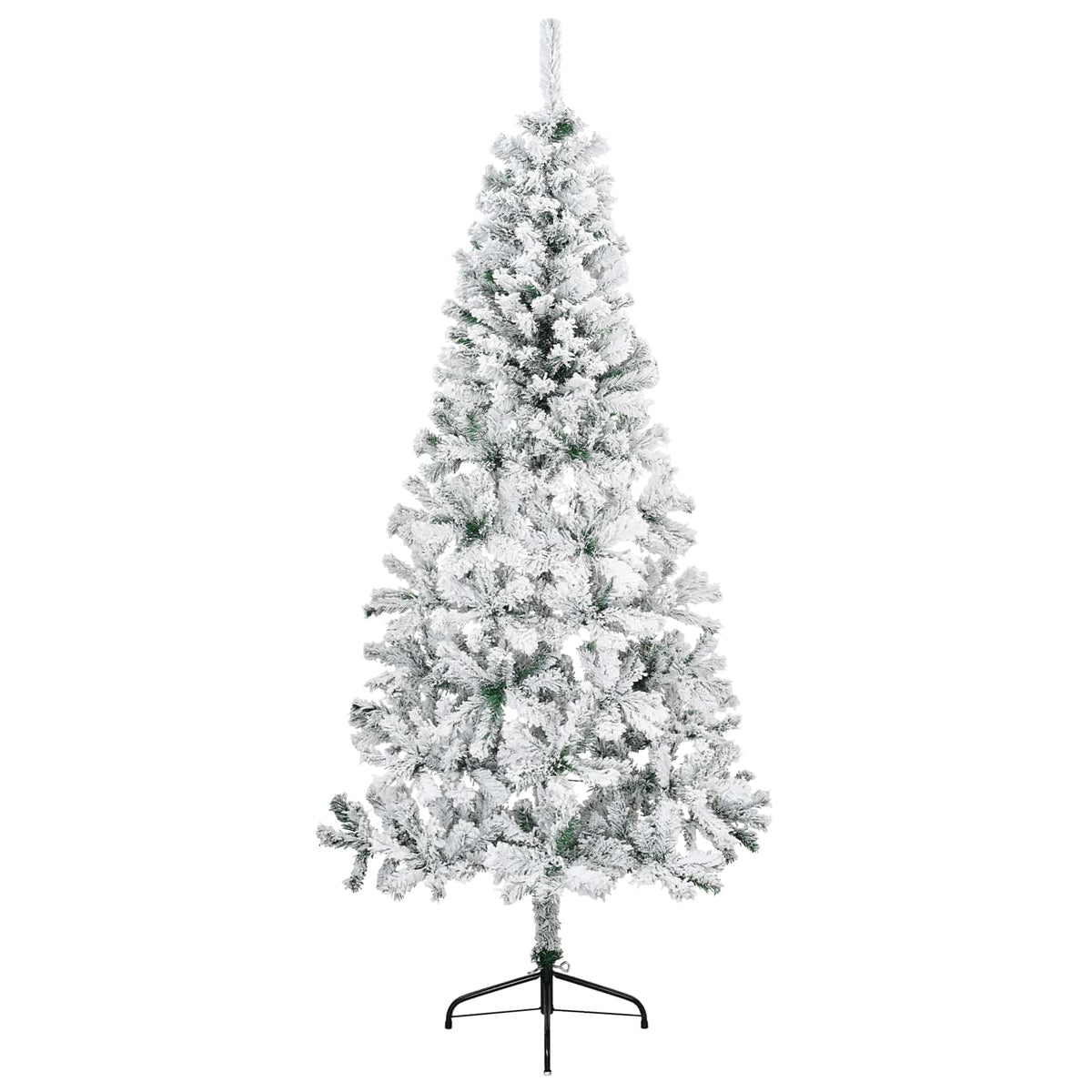 Artificial Christmas Tree 240 cm PVC and Steel Green and White