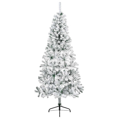 Artificial Christmas Tree 240 cm PVC and Steel Green and White