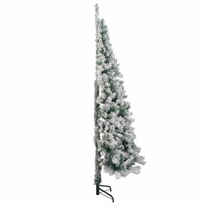 Artificial Christmas Tree 180 cm PVC and Steel Green and White
