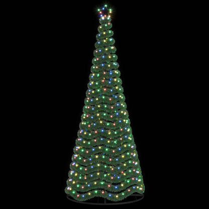 LED Tinsel Christmas Tree with Base EKENAS 250 cm 370 LEDs