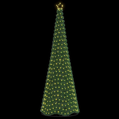 LED Tinsel Christmas Tree with Base EKENAS 300 cm 475 LEDs