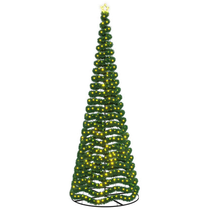 LED Tinsel Christmas Tree with Base EKENAS 400 cm 588 LEDs