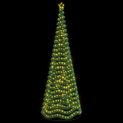 LED Tinsel Christmas Tree with Base EKENAS 400 cm 588 LEDs