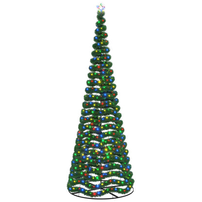 LED Tinsel Christmas Tree with Base EKENAS 400 cm 588 LEDs