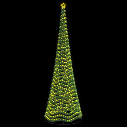 LED Tinsel Christmas Tree with Base EKENAS 500 cm 868 LEDs