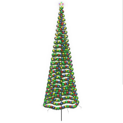 LED Tinsel Christmas Tree with Spike EKENAS 400 cm 588 LEDs
