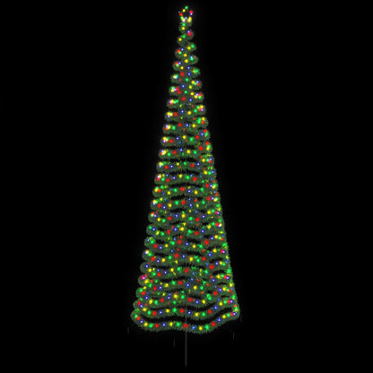 LED Tinsel Christmas Tree with Spike EKENAS 400 cm 588 LEDs