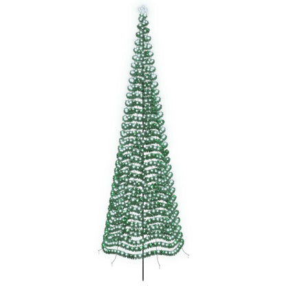 LED Tinsel Christmas Tree with Spike EKENAS 500 cm 868 LEDs