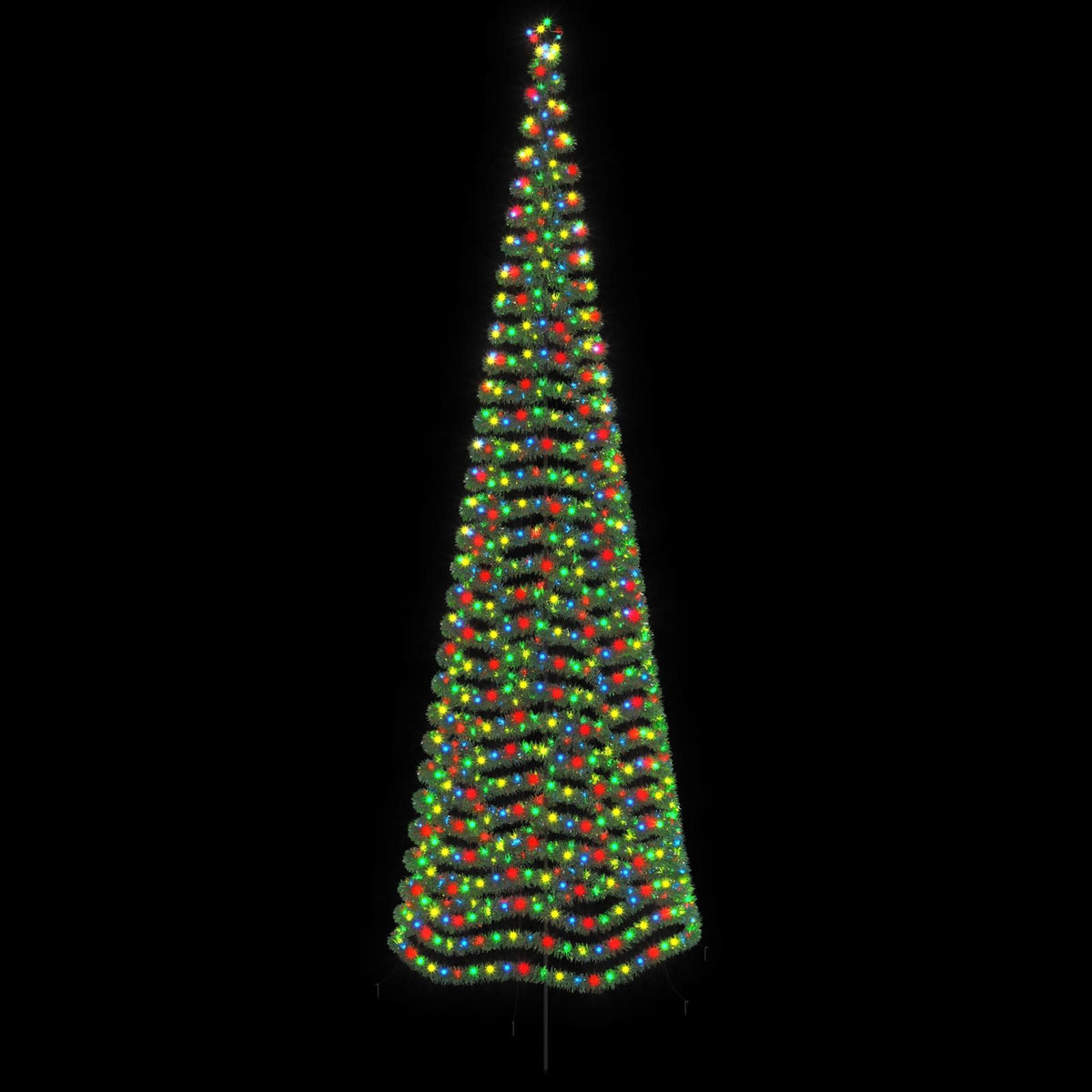 LED Tinsel Christmas Tree with Spike EKENAS 500 cm 868 LEDs