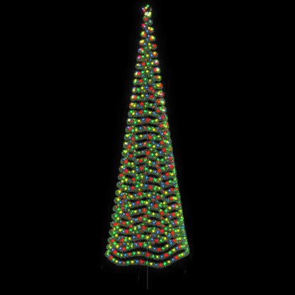 LED Tinsel Christmas Tree with Spike EKENAS 500 cm 868 LEDs