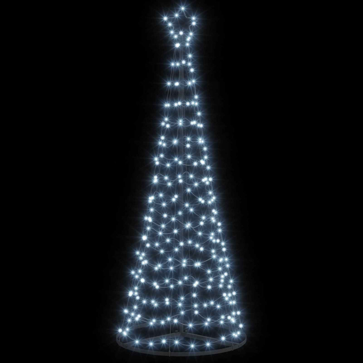 LED Spiral Christmas Tree with Base EKENAS 180 cm 220 LEDs