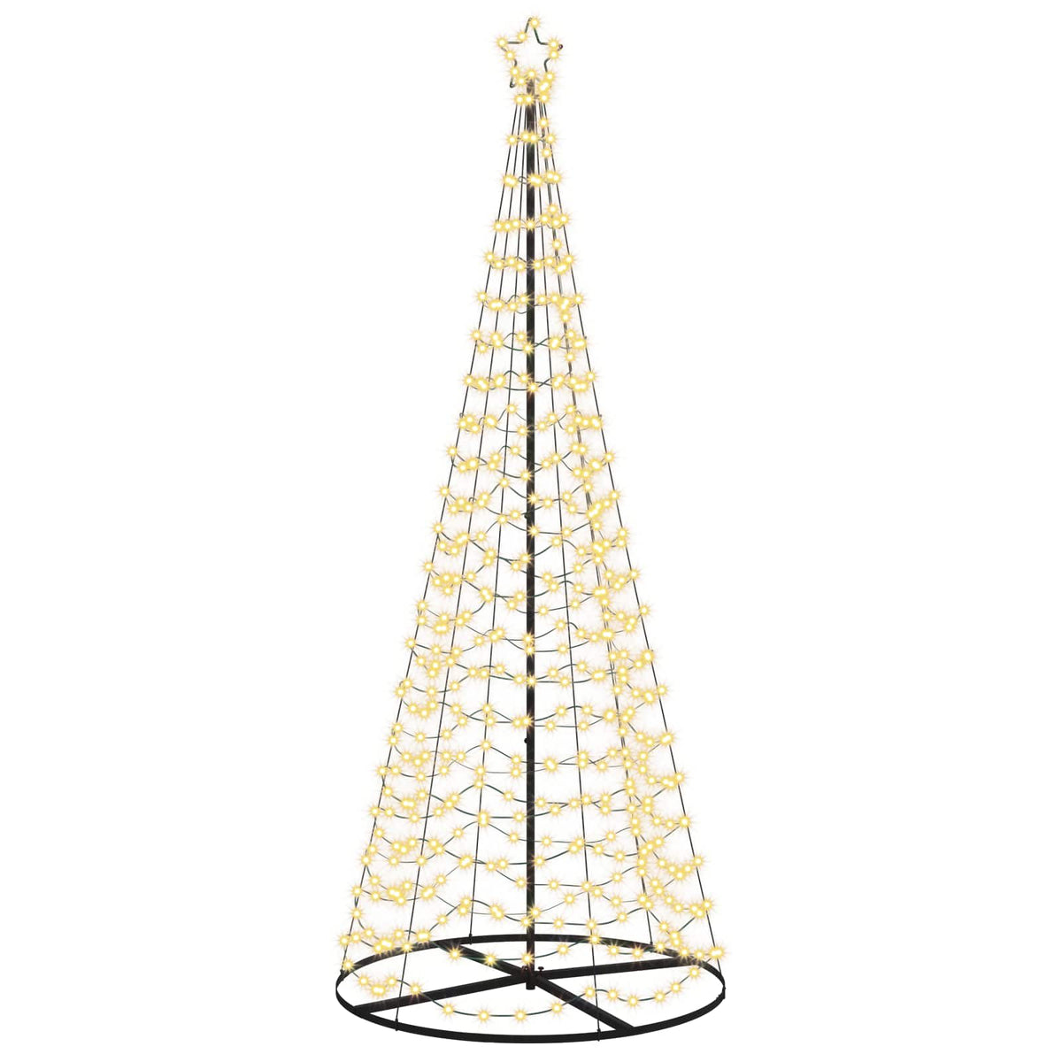 LED Spiral Christmas Tree with Base EKENAS 250 cm 370 LEDs