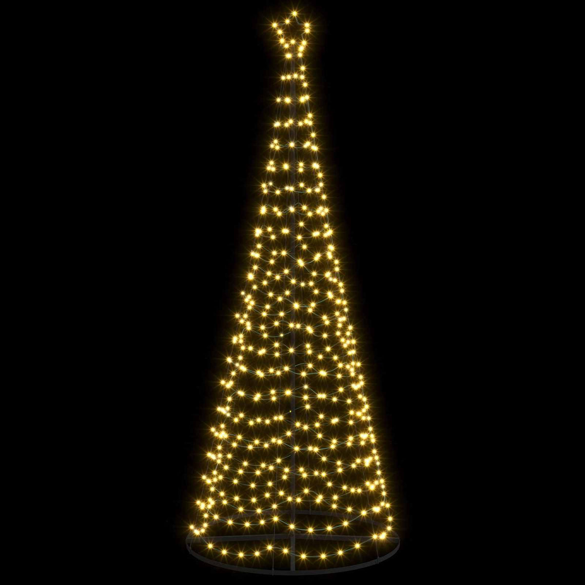 LED Spiral Christmas Tree with Base EKENAS 250 cm 370 LEDs