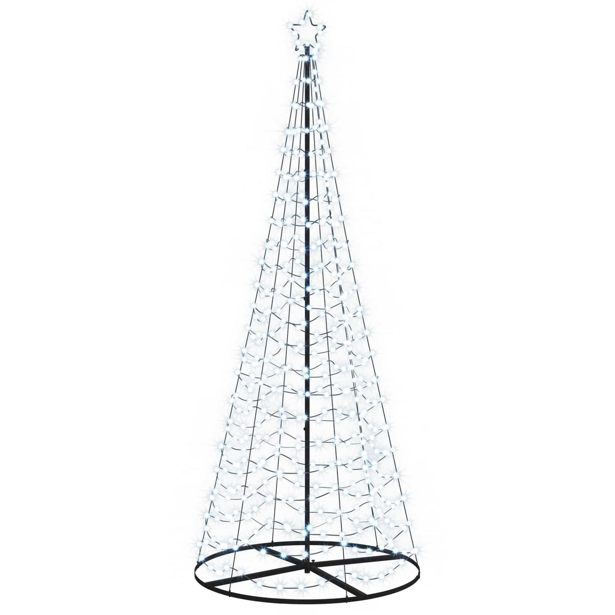 LED Spiral Christmas Tree with Base EKENAS 250 cm 370 LEDs
