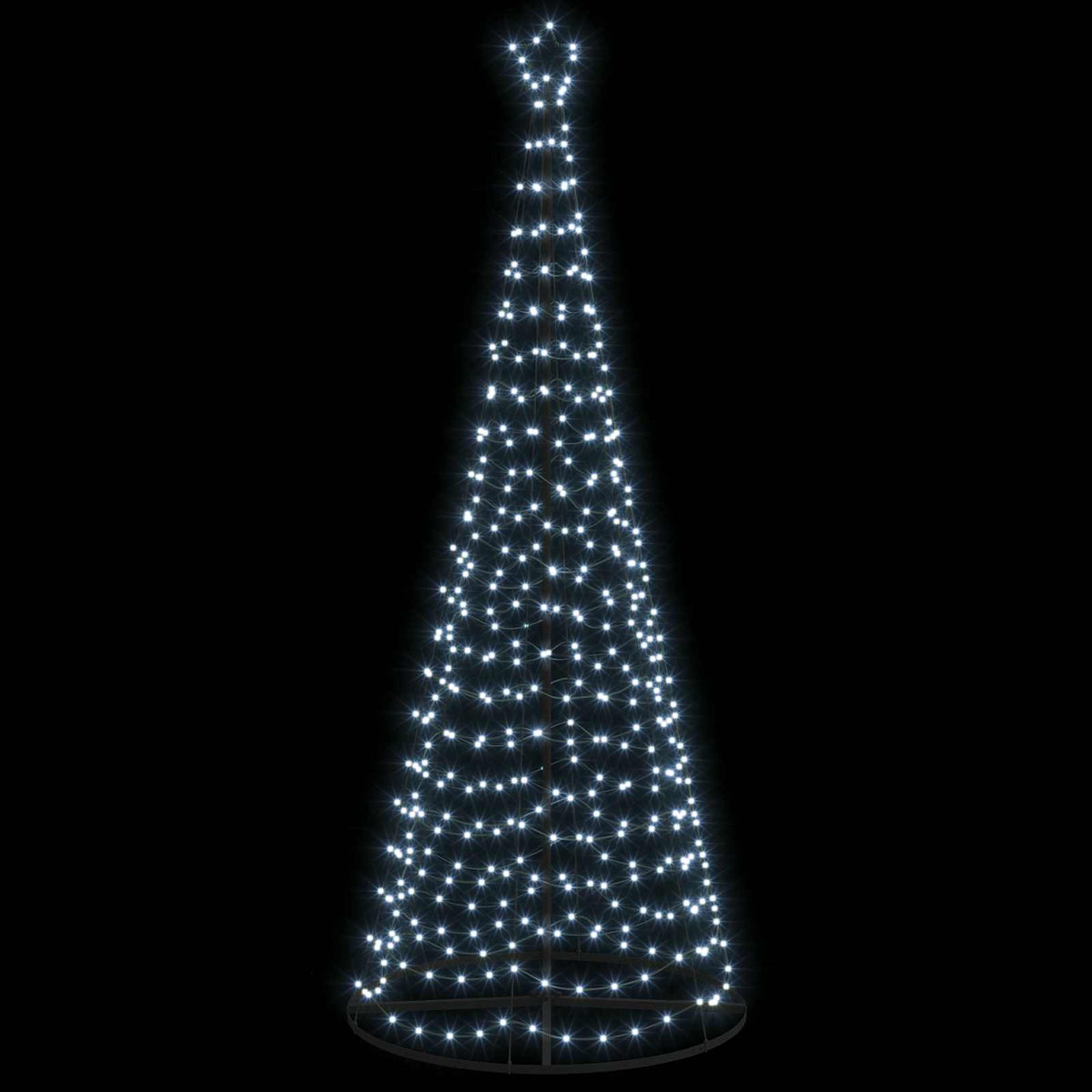 LED Spiral Christmas Tree with Base EKENAS 250 cm 370 LEDs