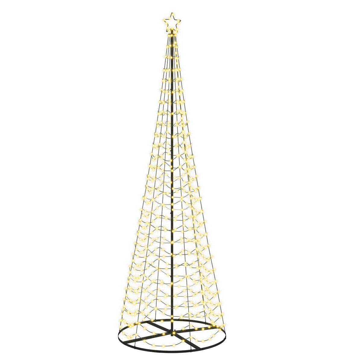 LED Spiral Christmas Tree with Base EKENAS 300 cm 475 LEDs