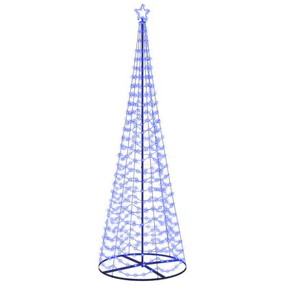 LED Spiral Christmas Tree with Base EKENAS 300 cm 475 LEDs Blue