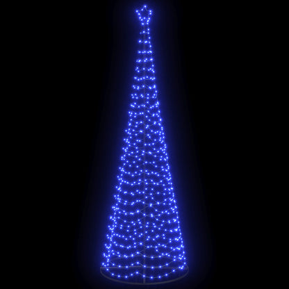 LED Spiral Christmas Tree with Base EKENAS 300 cm 475 LEDs Blue