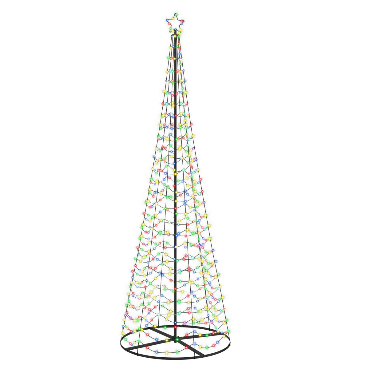 LED Spiral Christmas Tree with Base EKENAS 300 cm 475 LEDs