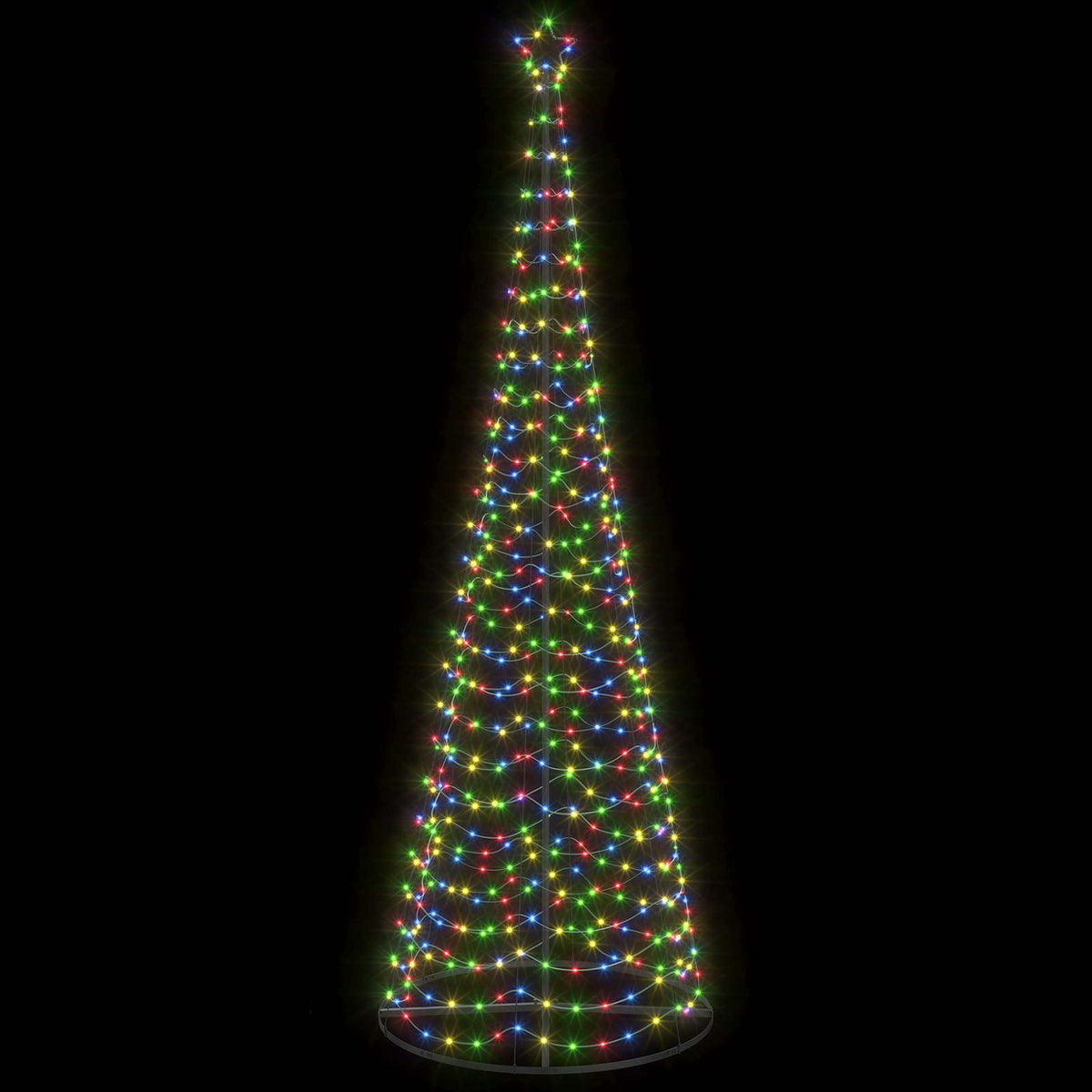 LED Spiral Christmas Tree with Base EKENAS 300 cm 475 LEDs