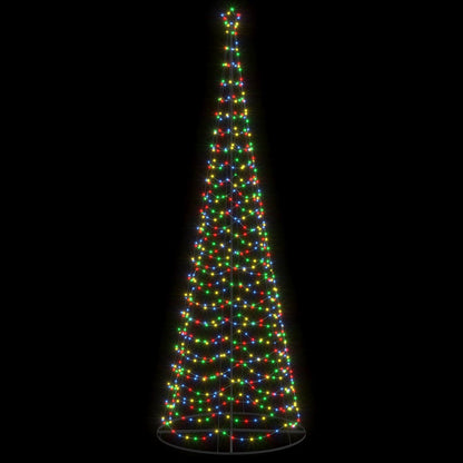 LED Spiral Christmas Tree with Base EKENAS 400 cm 588 LEDs