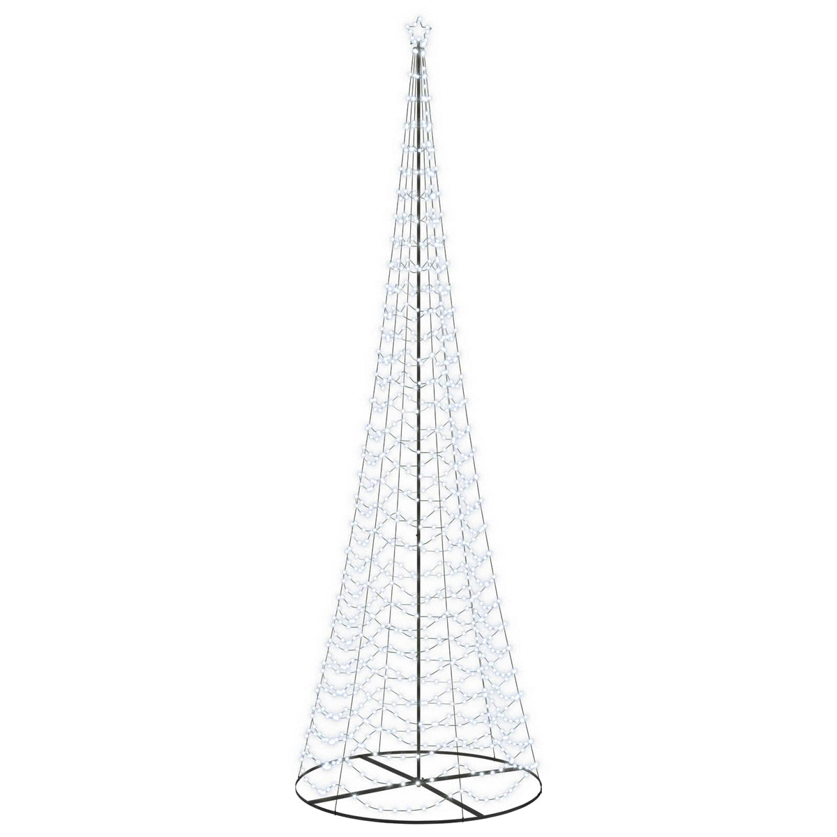 LED Spiral Christmas Tree with Base EKENAS 500 cm 868 LEDs