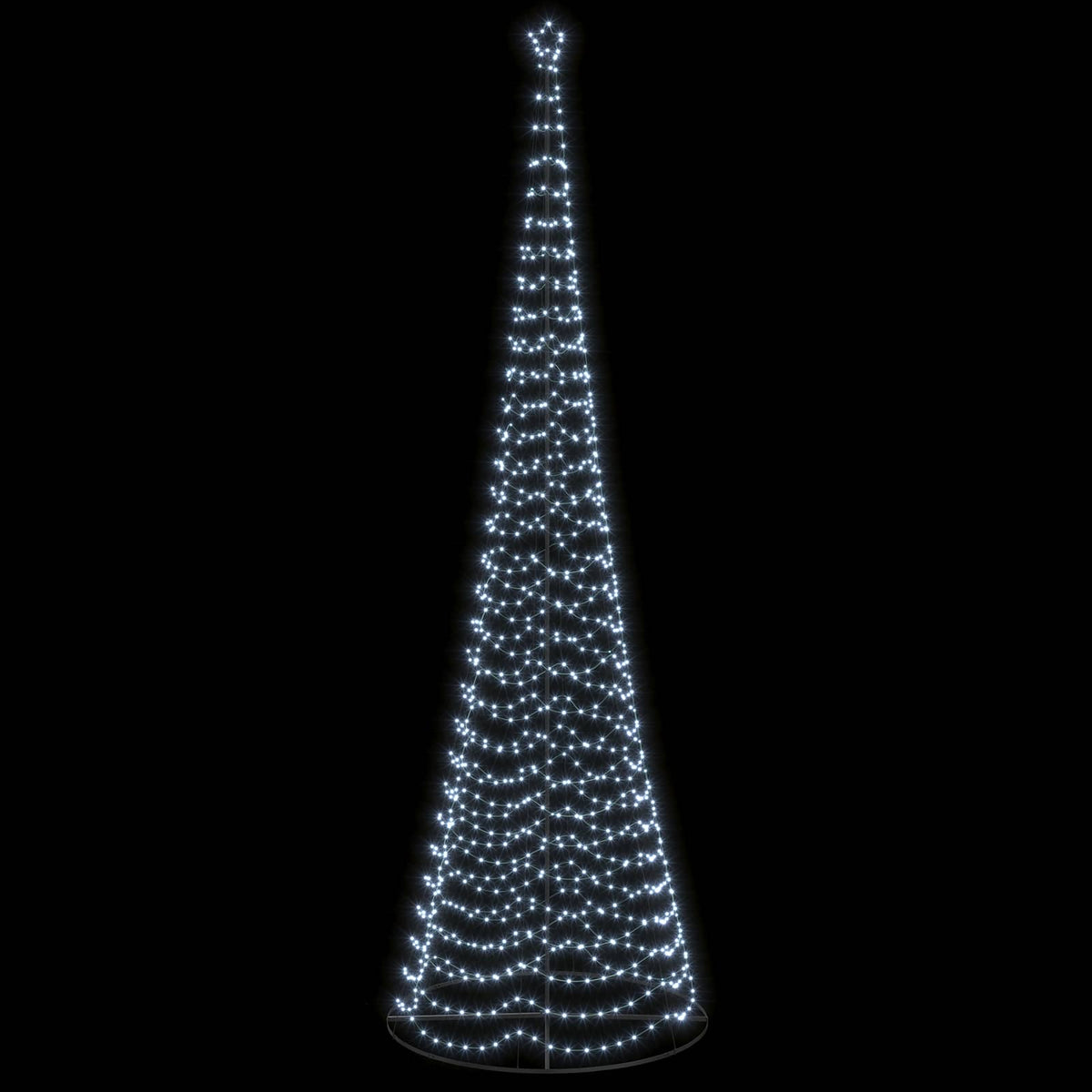 LED Spiral Christmas Tree with Base EKENAS 500 cm 868 LEDs