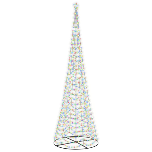 LED Spiral Christmas Tree with Base EKENAS 500 cm 868 LEDs