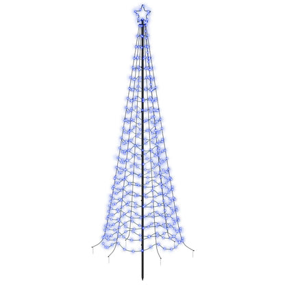 LED Spiral Christmas Tree with Spike EKENAS 250 cm 370 LEDs