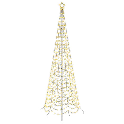 LED Spiral Christmas Tree with Spike EKENAS 300 cm 475 LEDs