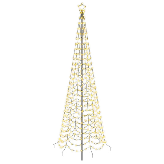 LED Spiral Christmas Tree with Spike EKENAS 300 cm 475 LEDs