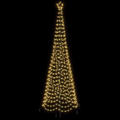 LED Spiral Christmas Tree with Spike EKENAS 300 cm 475 LEDs