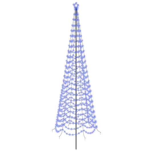 LED Spiral Christmas Tree with Spike EKENAS 400 cm 588 LEDs