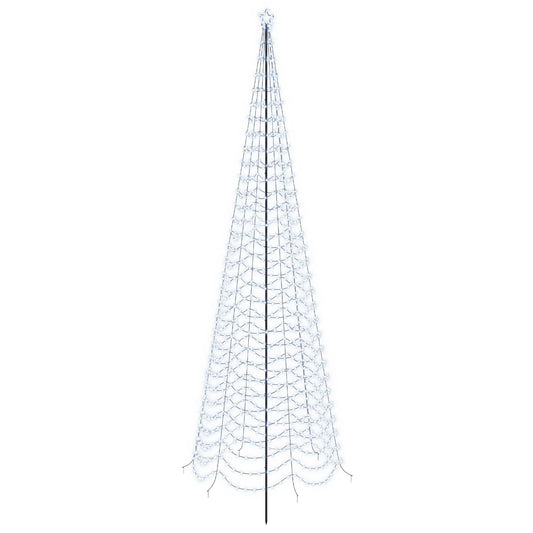 LED Spiral Christmas Tree with Spike EKENAS 500 cm 868 LEDs