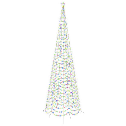 LED Spiral Christmas Tree with Spike EKENAS 500 cm 868 LEDs