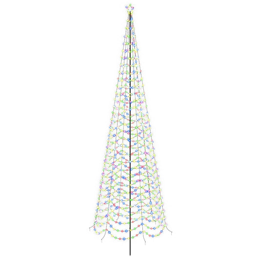 LED Spiral Christmas Tree with Spike EKENAS 500 cm 868 LEDs