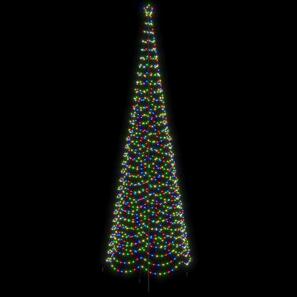 LED Spiral Christmas Tree with Spike EKENAS 500 cm 868 LEDs