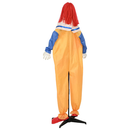 Halloween Scary Clown SPOOKA Yellow and Blue 126.5 x 180 cm
