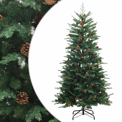 Artificial Hinged Christmas Tree 240 cm steel Green