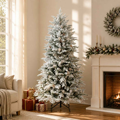 Artificial Hinged Christmas Tree 150 cm PE & PVC