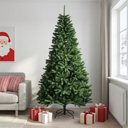 Artificial Hinged Christmas Tree 240 cm PVC Medium Green