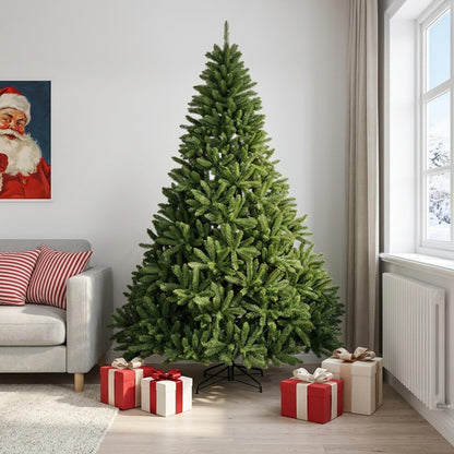Artificial Hinged Christmas Tree 210 cm PVC Light Green