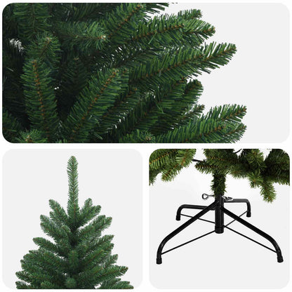 Artificial Hinged Christmas Tree 180 cm PVC Medium Green