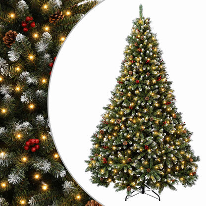 Artificial Hinged Christmas Tree 300 cm 1000 LEDs Warm White
