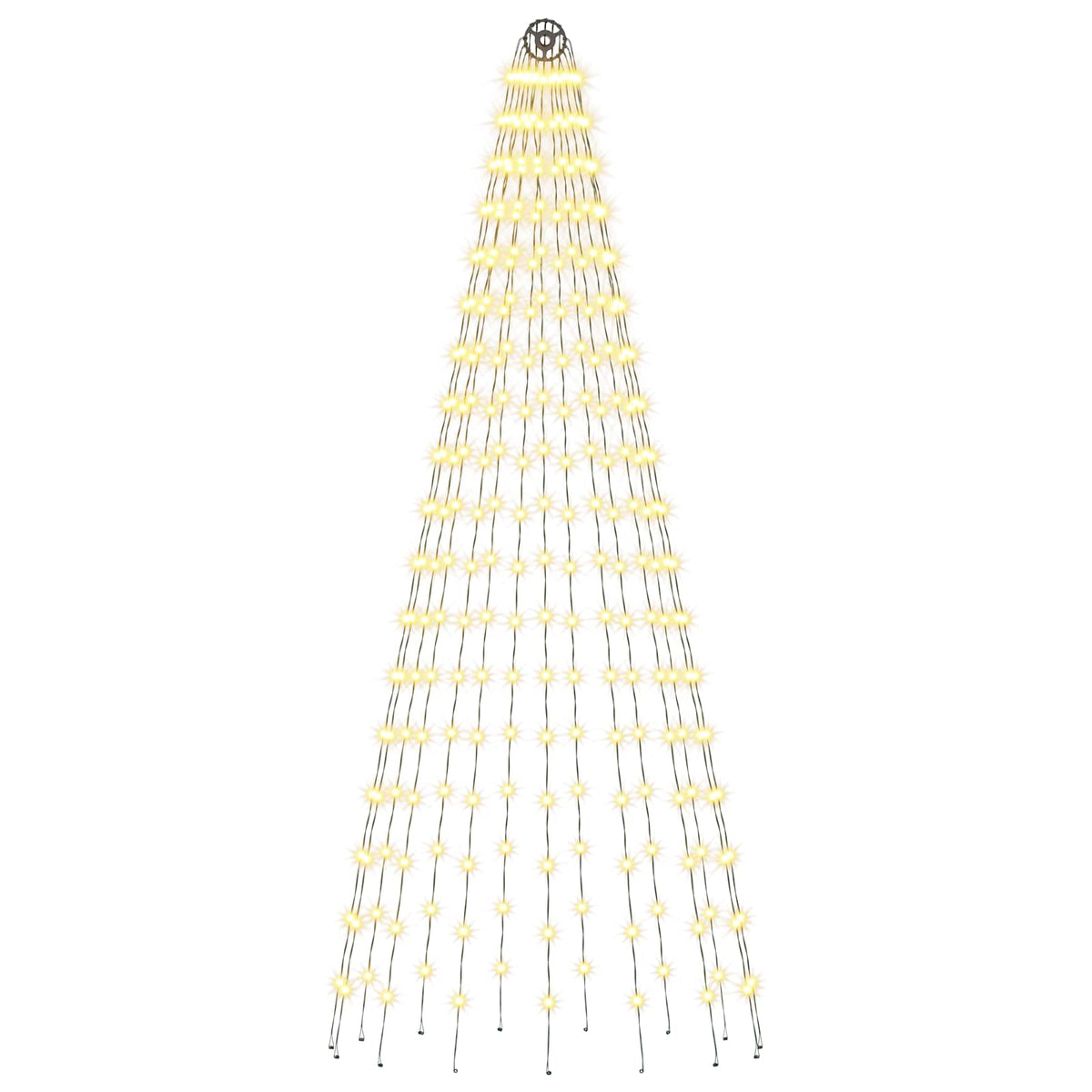 Christmas Tree Light with Spikes 270 LEDs Warm White and