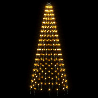 Christmas Tree Light with Spikes 270 LEDs Warm White and