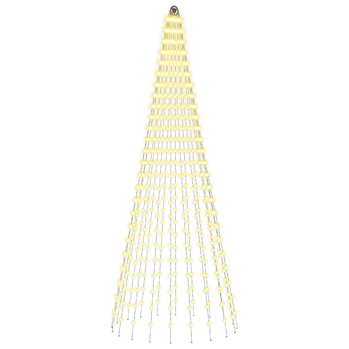 Christmas Tree Light with Spikes 500 LEDs Warm White and