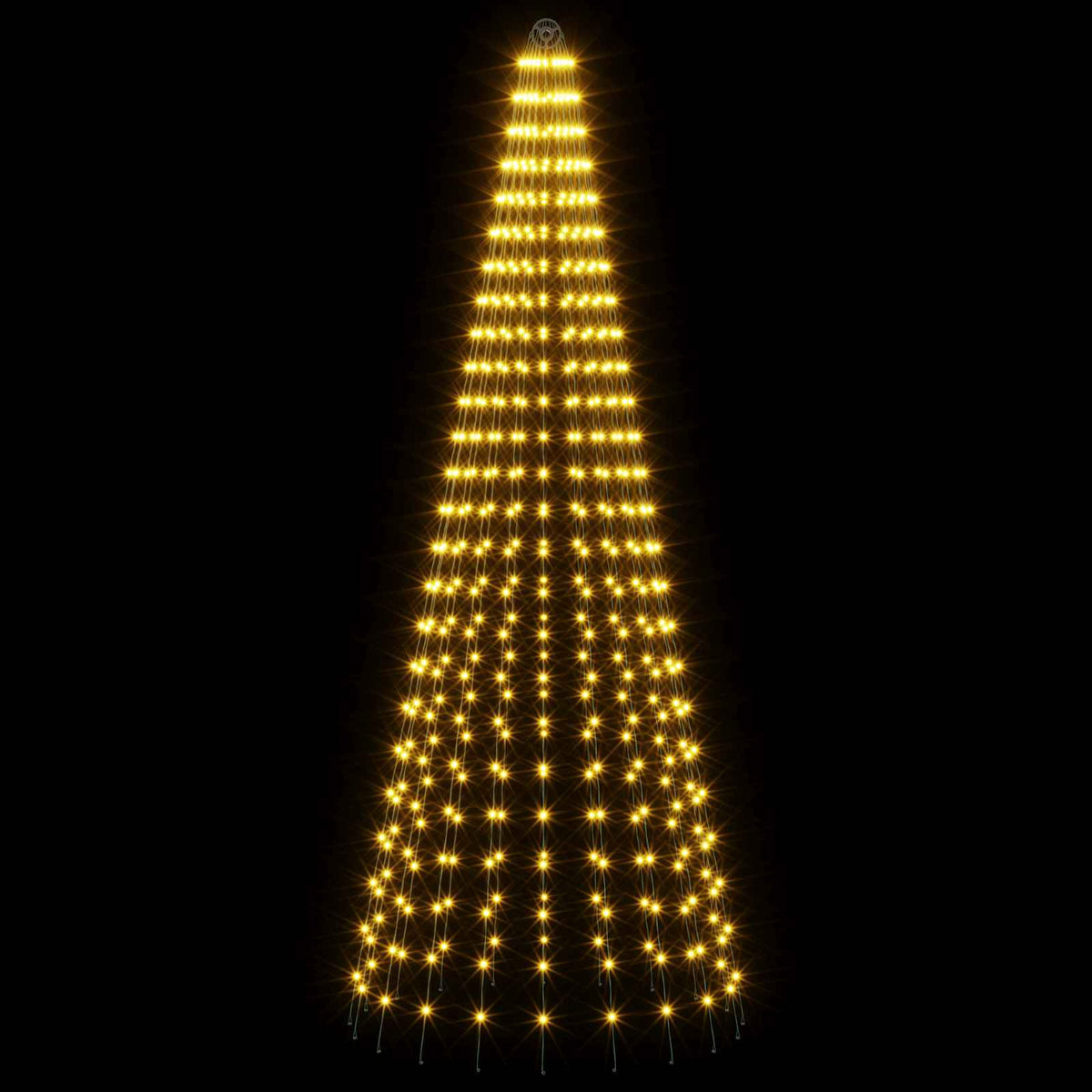 Christmas Tree Light with Spikes 500 LEDs Warm White and