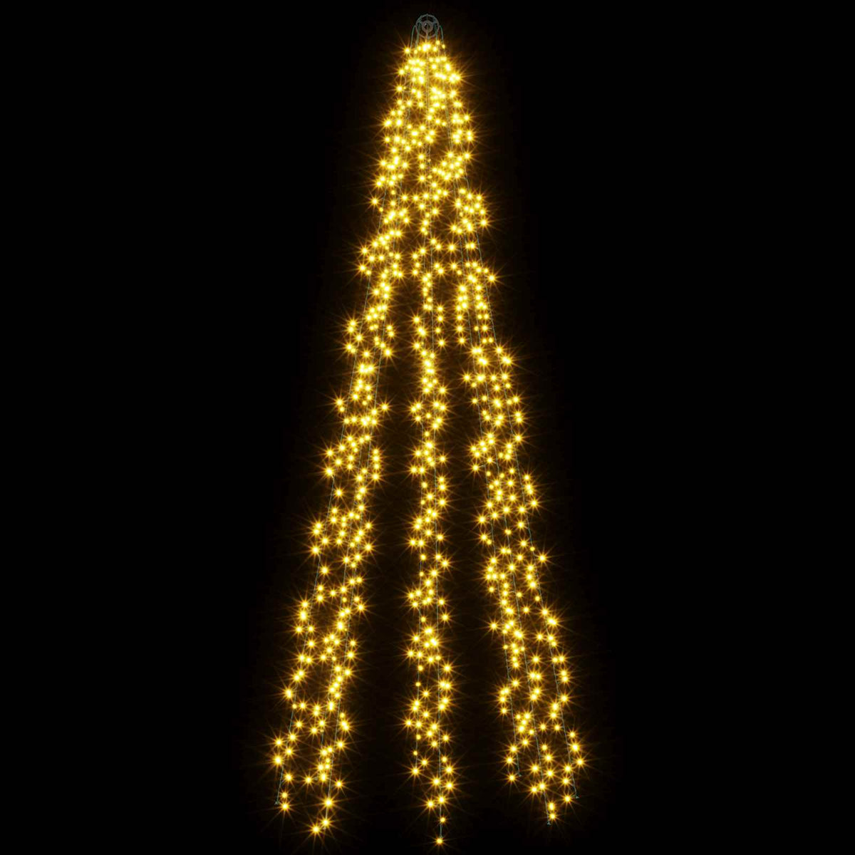 Christmas Tree Lights with 8 LEDs 1000 LEDs Warm White